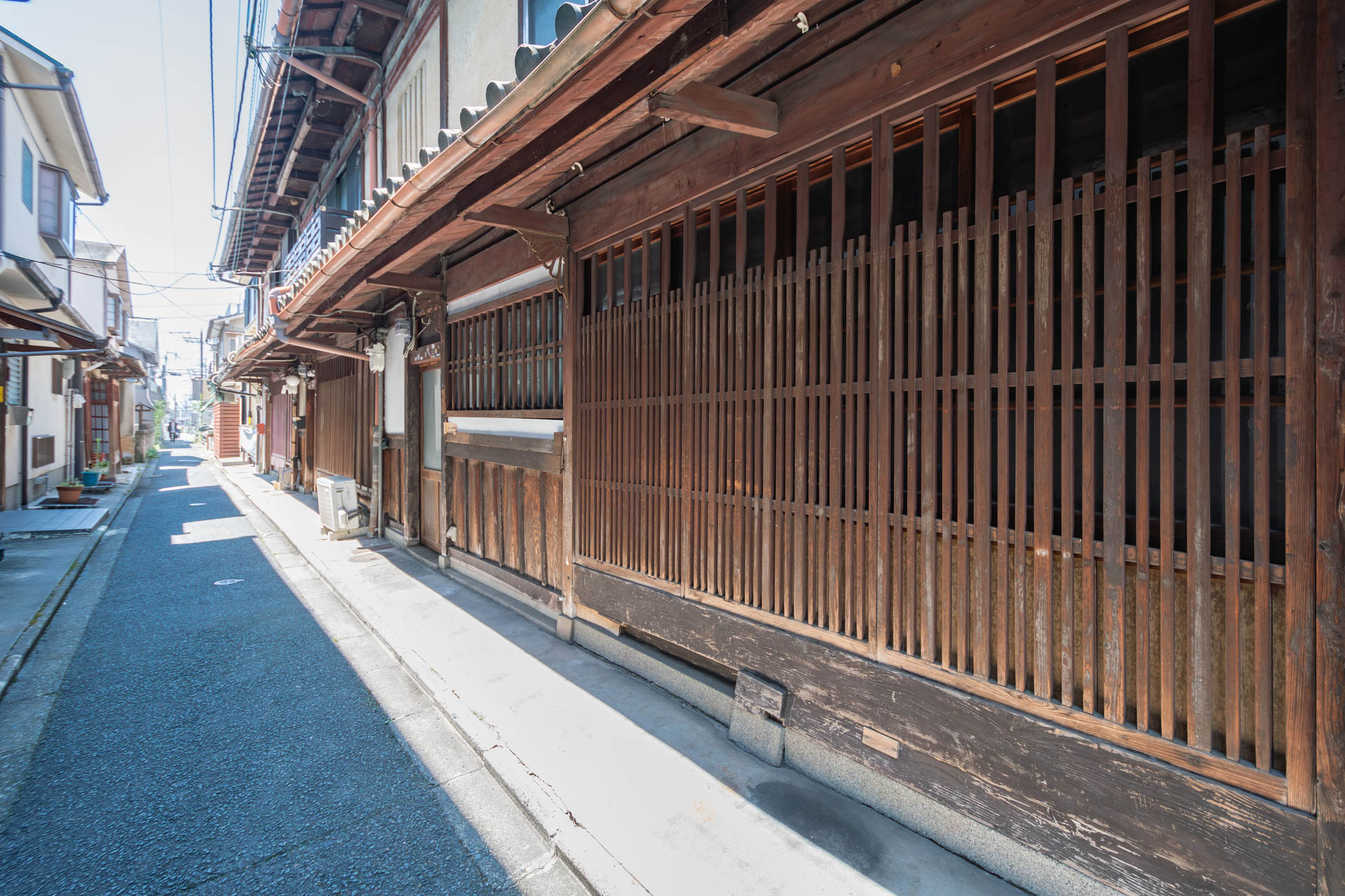 路地中の物件