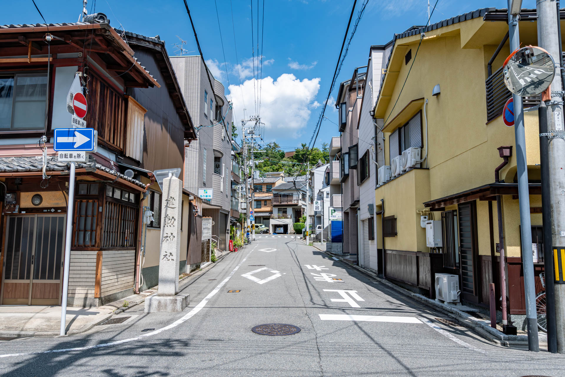 閑静な住宅街